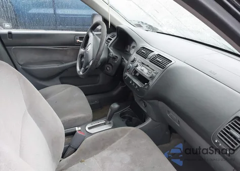 2002 Honda Civic Ex из США, поврежденный, VIN 2HGES26722H597426